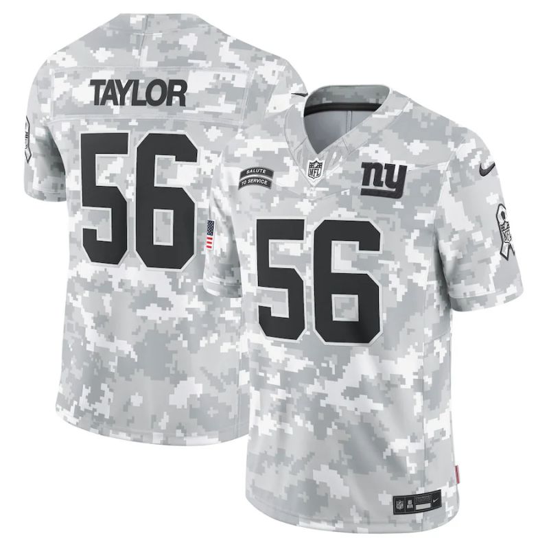 Men New York Giants #56 Taylor Nike Arctic Camo 2024 Salute to Service Limited NFL Jersey->baltimore ravens->NFL Jersey